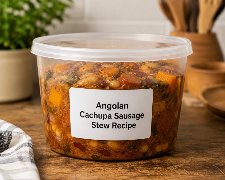 Angolan Cachupa Sausage Stew Recipe Storage Tips