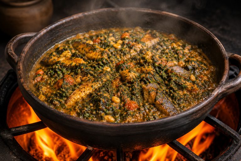 Angola Fumbua Wild Spinach Stew Recipe Cooking Tips