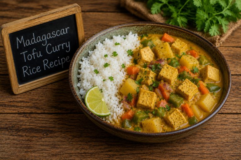 Madagascar Tofu Curry Rice Recipe