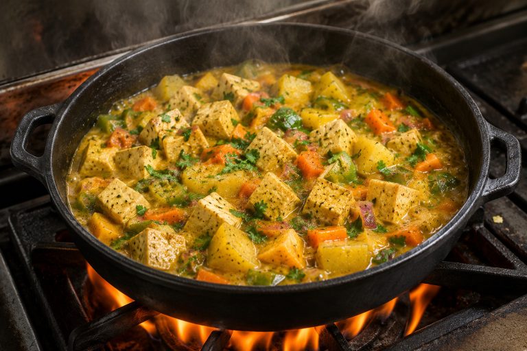 Madagascar Tofu Curry Rice Recipe Cooking Tips