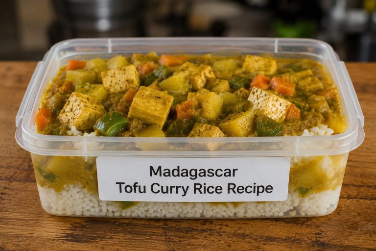 Madagascar Tofu Curry Rice Recipe Storage Tips