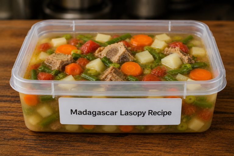 Madagascar Lasopy Recipe Storage Tips