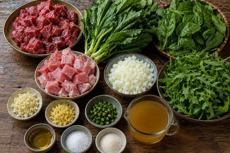 Madagascar Romazava Recipe Ingredients
