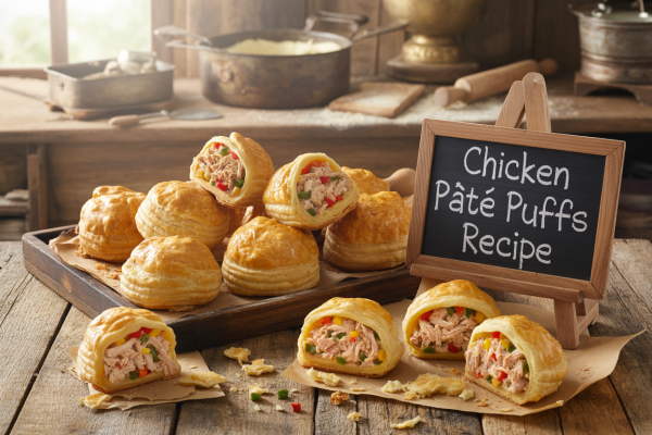 Chicken Pâté Puffs Recipe
