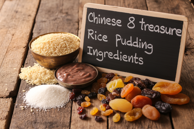 Chinese 8 Treasure Rice Pudding Recipe Ingredients