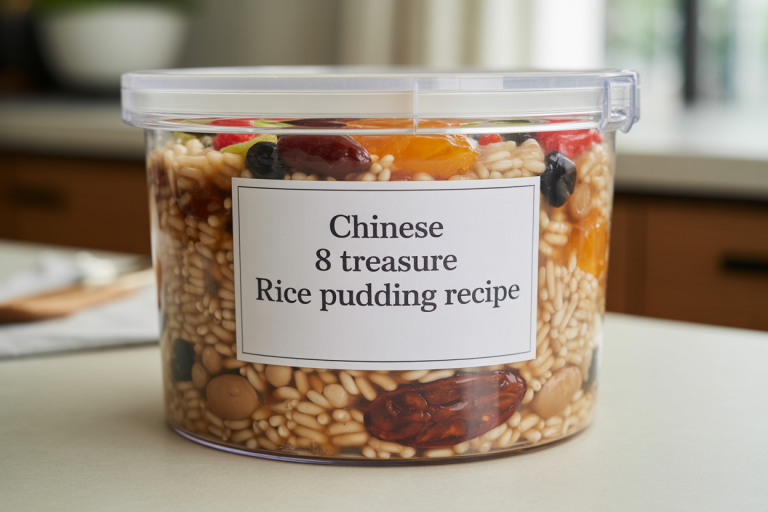 Chinese 8 Treasure Rice Pudding Recipe Storage Tips