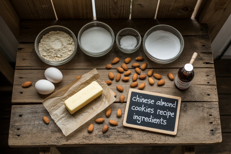 Chinese Almond Cookies Recipe Ingredients
