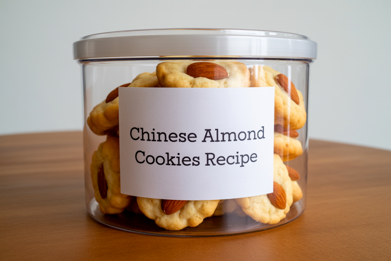 Chinese Almond Cookies Recipe Storage TIps