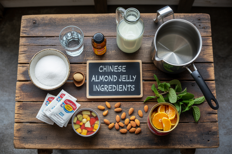Chinese Almond Jelly Ingredients