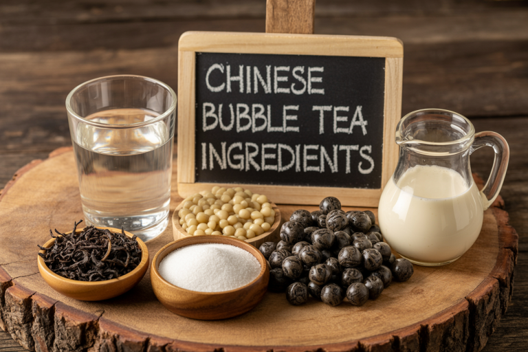 Chinese Bubble Tea Recipe Ingredients