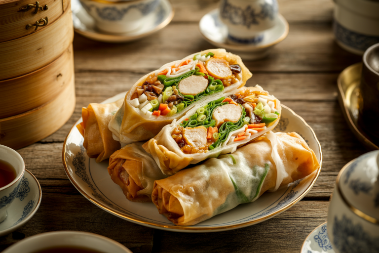 Chinese Cantonese Spring Rolls