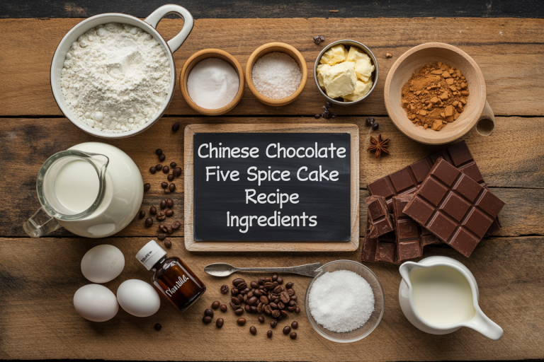 Chinese Chocolate Five Spice Cake Recipe Ingredients