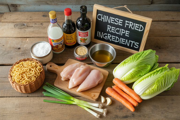 Chinese Chow Mein Recipe Ingredients