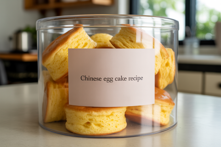 Chinese Egg Cake Recipe Storage TIps