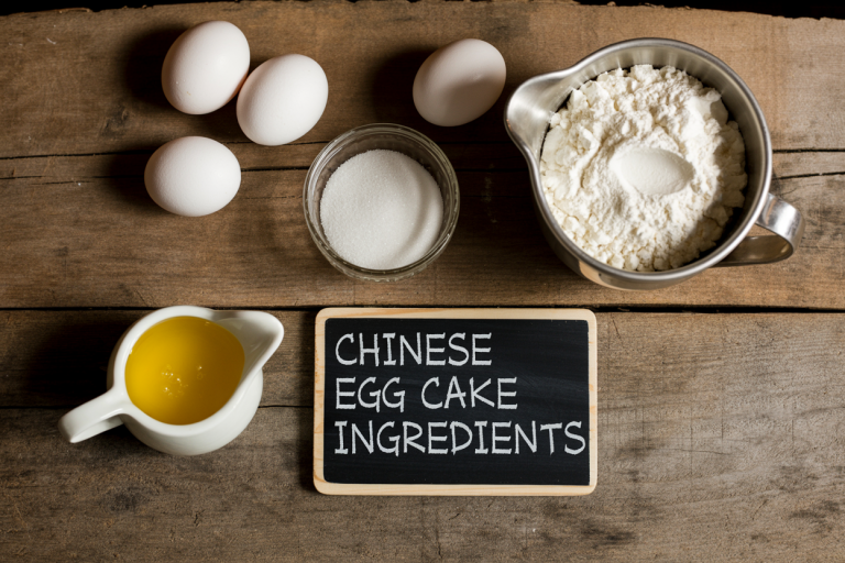 Chinese Egg Cake Recipe Ingredients