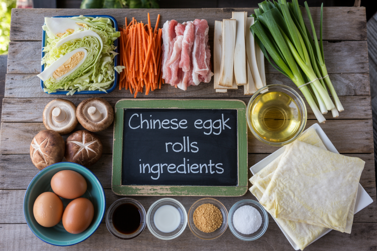 Chinese Egg Rolls Recipe Ingredients