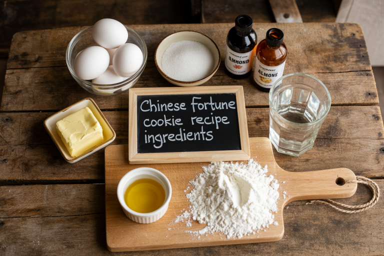 Chinese Fortune Cookie Recipe Ingredients
