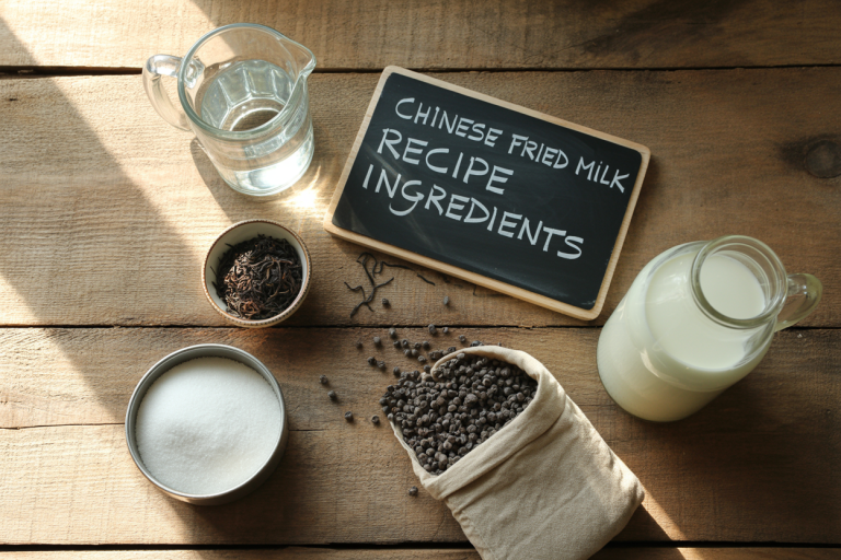 Chinese Fried Milk Recipe Ingredients