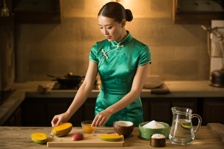 Chinese Mango Pudding Recipe Cooking TIps