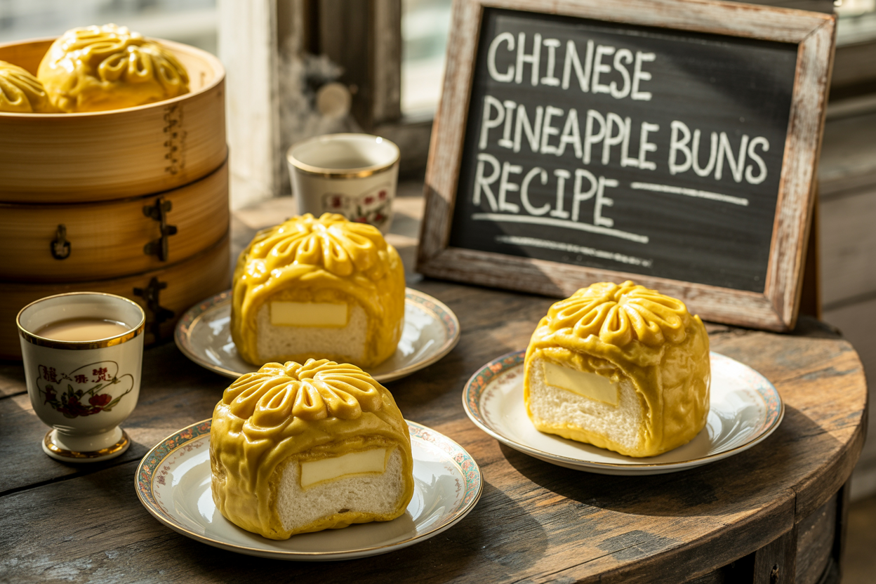 Chinese Pineapple Buns Recipe