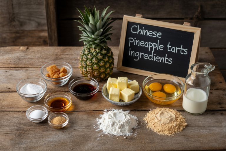 Chinese Pineapple Tarts Ingredients