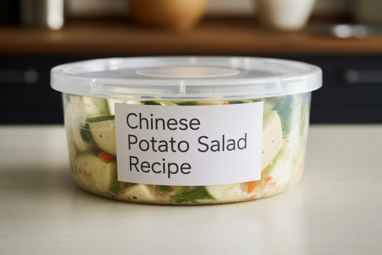 Chinese Potato Salad Recipe Storage Tips