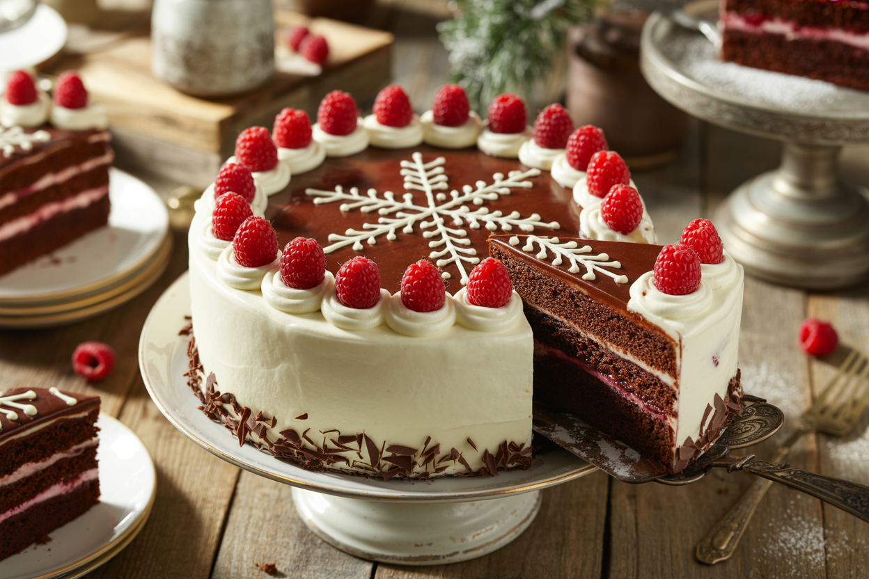 Chinese Raspberry Snowflake Recipe