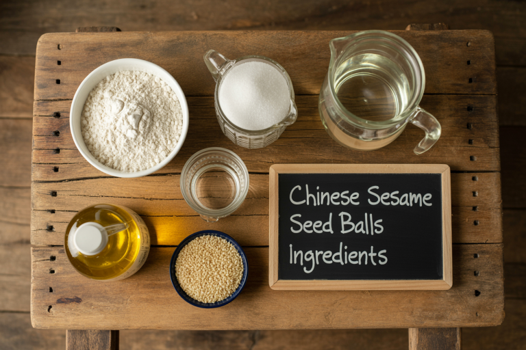 Chinese Sesame Seed Balls Recipe Ingredients