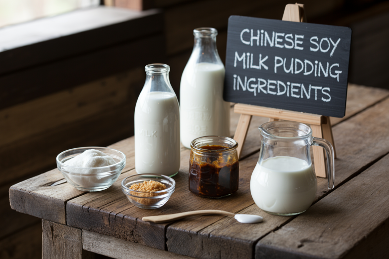 Chinese Soy Milk Pudding Ingredients