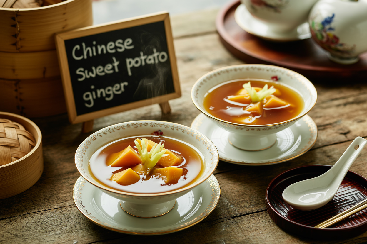 Chinese Sweet Potato Ginger