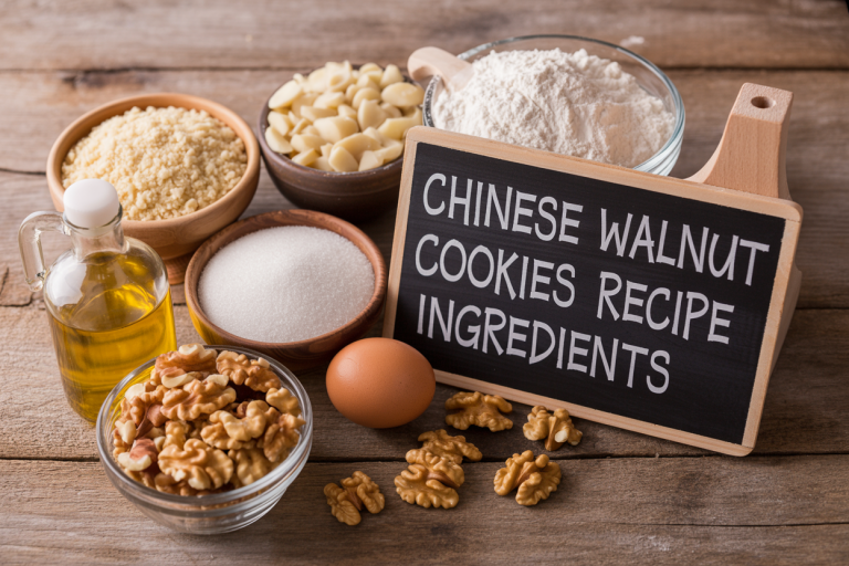 Chinese Walnut Cookies Recipe Ingredients