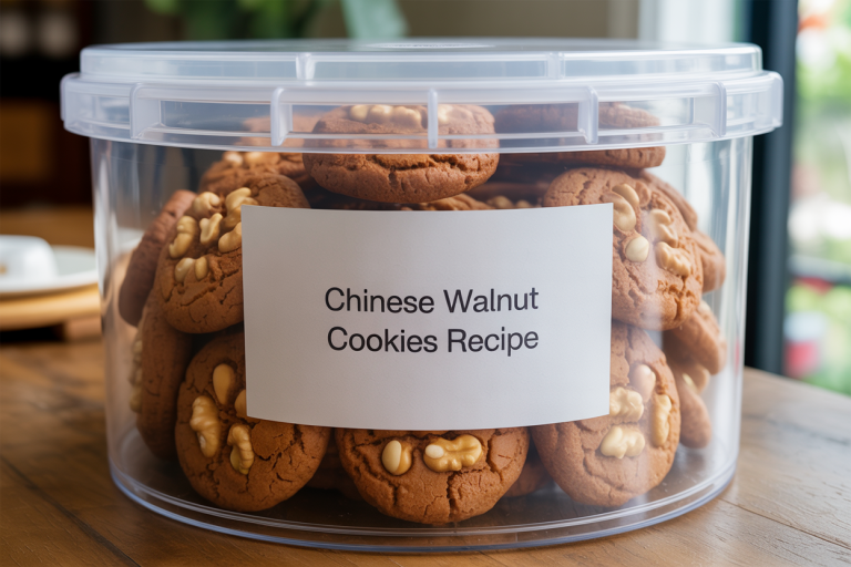 Chinese Walnut Cookies Recipe Storage TIps