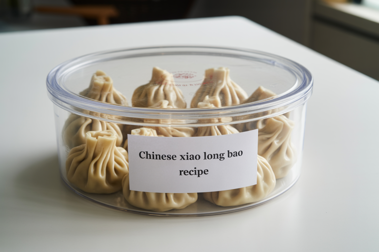 Chinese Xiao Long Bao Recipe Storage TIps