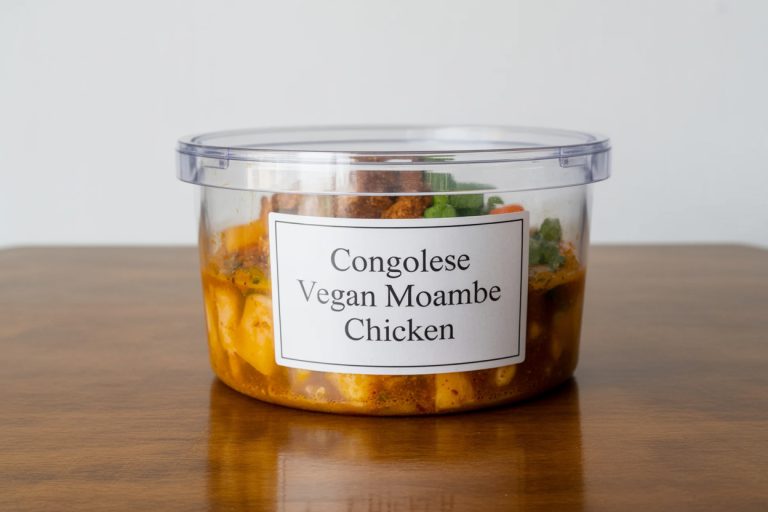 Congolese Moambe Chicken Recipe Storage Tips