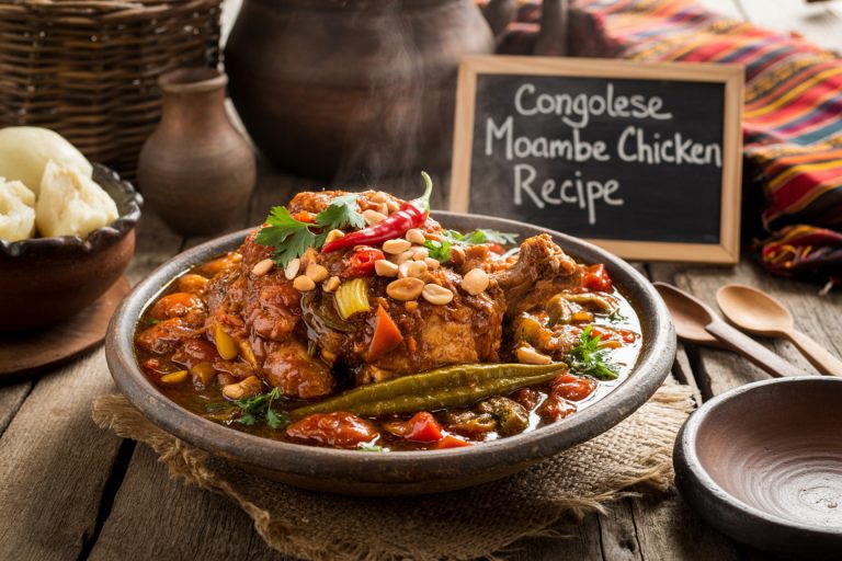 Congolese Moambe Chicken Recipe