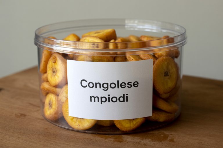 Congolese Mpiodi Storage Tips