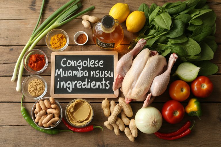 Congolese Muamba Nsusu Recipe Ingredients