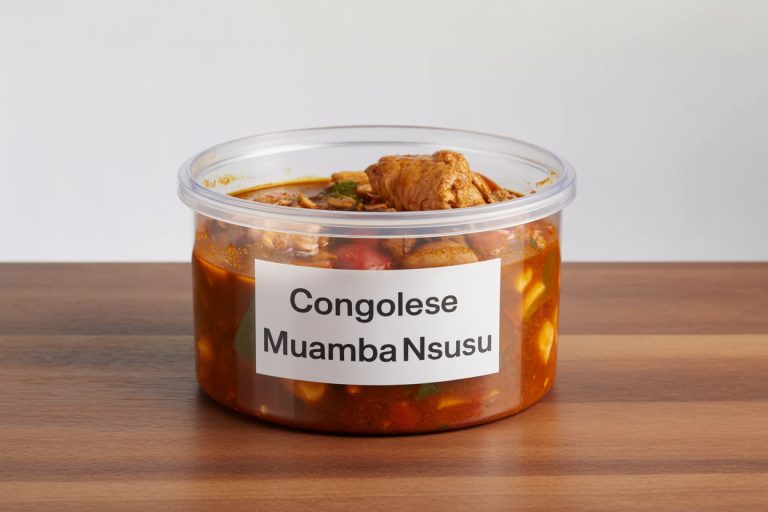 Congolese Muamba Nsusu Recipe Storage Tips