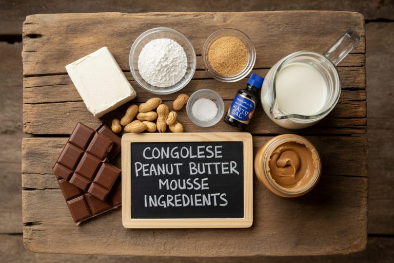 Congolese Peanut Butter Mousse Recipe Ingredients