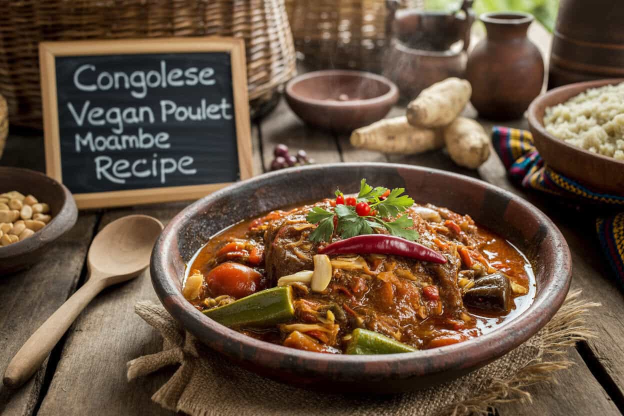 Congolese Vegan Poulet Moambe Recipe