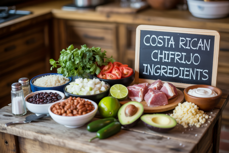 Costa Rican Chifrijo Ingredients