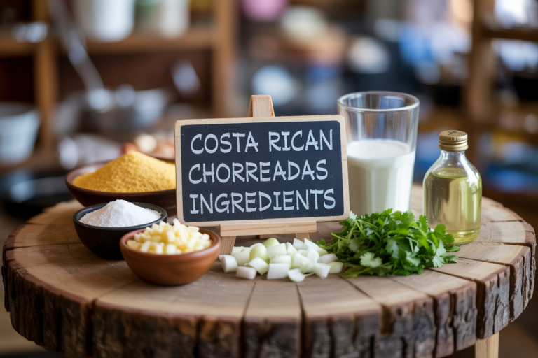 Costa Rican Chorreadas Ingredients