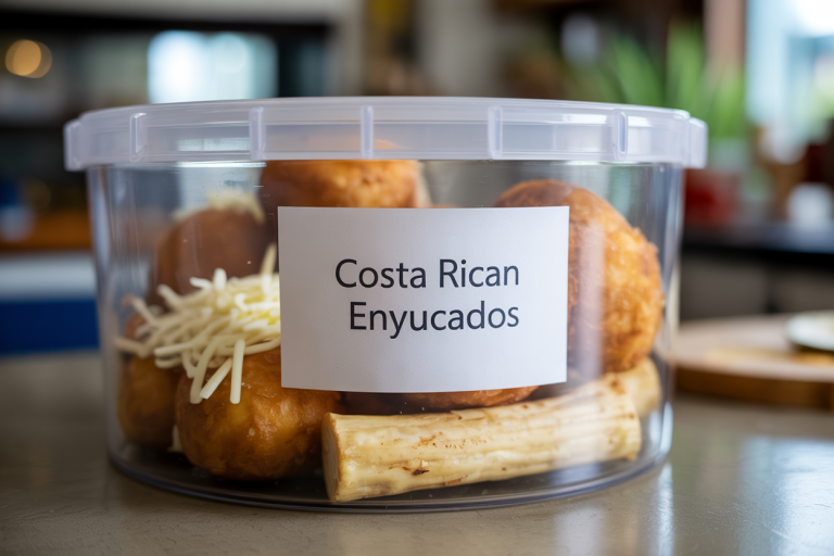 Costa Rican Enyucados Storage TIps