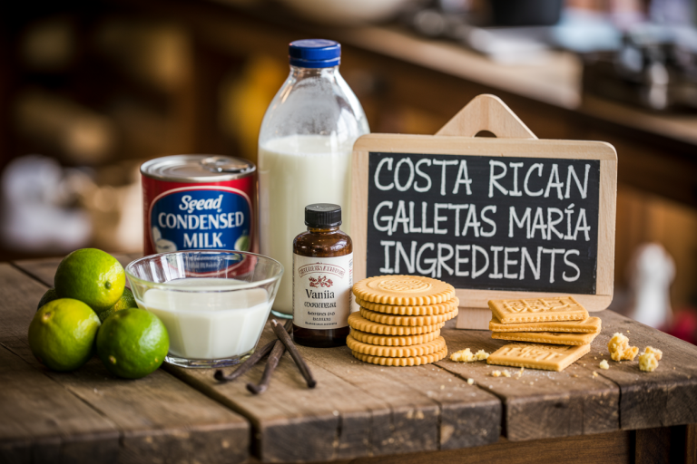Costa Rican Galletas María Cake Ingredients