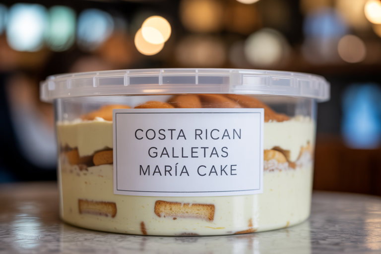 Costa Rican Galletas María Cake Storage