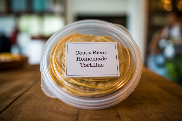 Costa Rican Homemade Tortillas Storage Tips