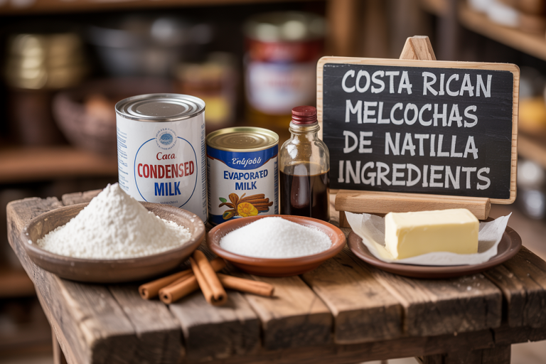 Costa Rican Melcochas de Natilla Ingredients