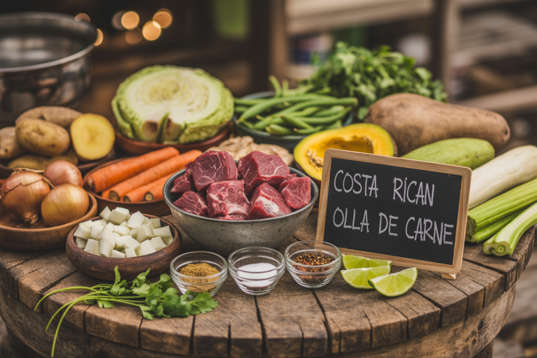 Costa Rican Olla de Carne Ingredients