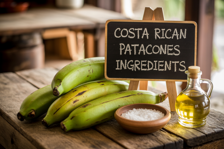 Costa Rican Patacones Ingredients