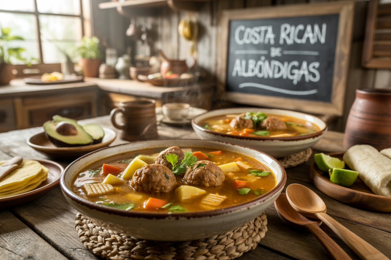 Costa Rican Sopa de Albóndigas